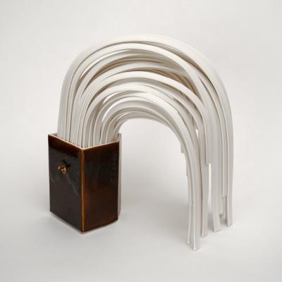 Etienne Dubernet ARKA One of a kind porcelain table lamp