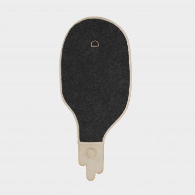 Etienne Dubernet STIRIA White glazed ceramic mirror