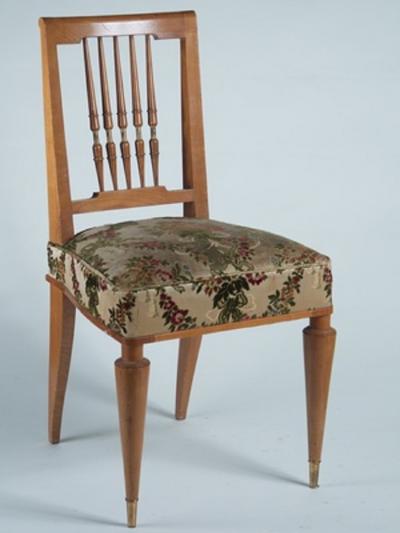 Etienne Henri Martin Etienne Martin Set of Six Dining Chairs