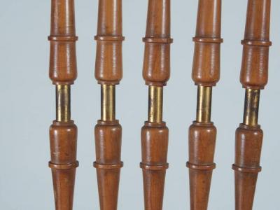 Etienne Henri Martin Etienne Martin Set of Six Dining Chairs