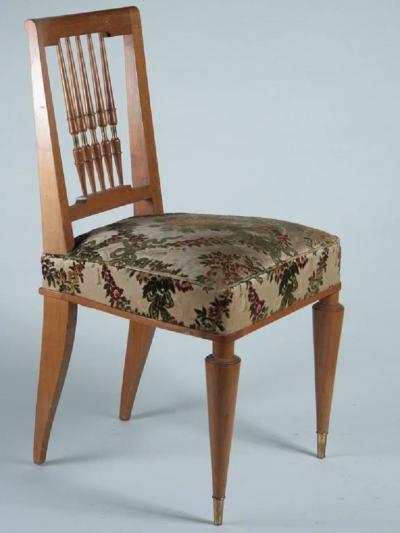 Etienne Henri Martin Etienne Martin Set of Six Dining Chairs