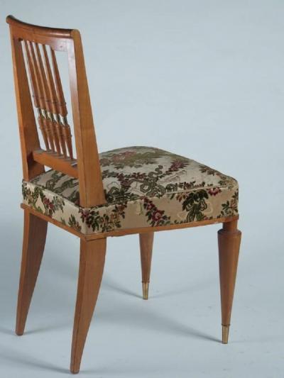 Etienne Henri Martin Etienne Martin Set of Six Dining Chairs
