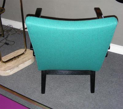 Etienne Henri Martin Two 1960s armchairs in the taste of Etienne Henri Martin
