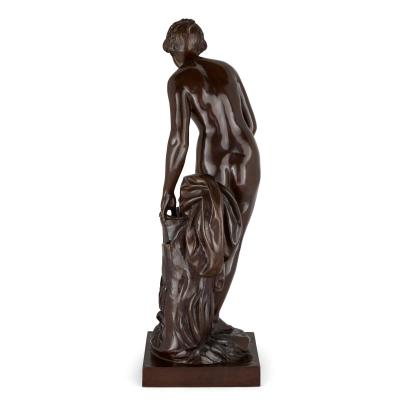 Etienne Maurice Falconet French Bronze of La Baigneuse after tienne Maurice Falconet