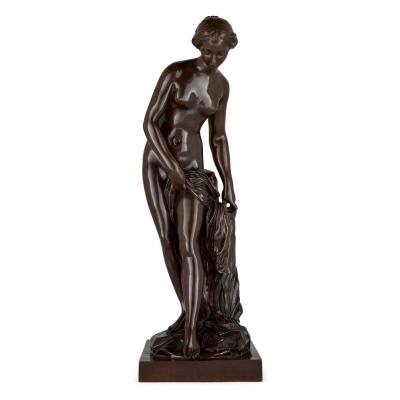 Etienne Maurice Falconet French Bronze of La Baigneuse after tienne Maurice Falconet