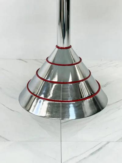 Ettore Sottsass 1980s Post Modern Memphis Milano Style Dining Table Carrara Marble Top