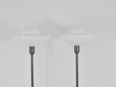 Ettore Sottsass 2 Postmodern 1980s Memphis Style Uplighter Floor Lamps Torchiere Italy 1980s