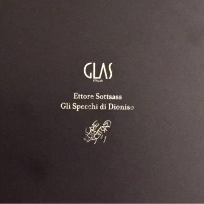 Ettore Sottsass 2007 Ettore Sottsass Geometric Mirror in White Red Orange Yellow for Glas Italia