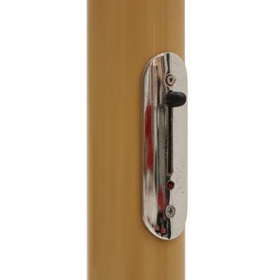 Ettore Sottsass Callimaco Red And Yellow Metallic Floor Lamp By Ettore Sottsass For Artemide
