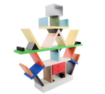Ettore Sottsass Carlton Room Divider and Bookcase by Ettore Sottsass Italy