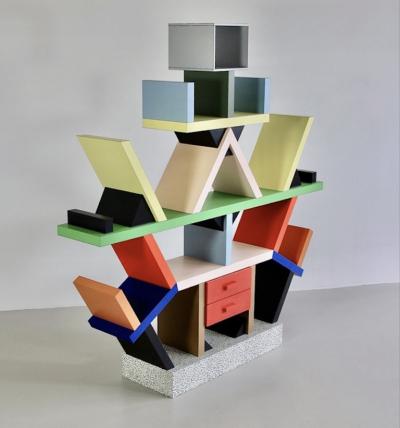 Ettore Sottsass Carlton Room Divider and Bookcase by Ettore Sottsass Italy