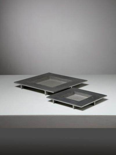 Ettore Sottsass Cast Aluminum Centerpieces by Ettore Sottsass for Il Sestante