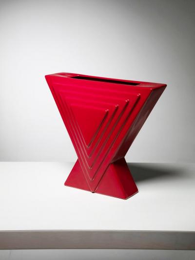 Ettore Sottsass Ceramic Vase Model Y29 by Ettore Sottsass for Poltronova