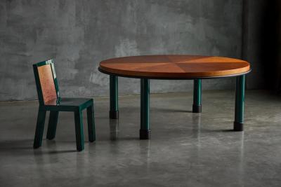 Ettore Sottsass Donau Dining Set by Ettore Sottsass and Marco Zanini for Leitner Italy 1980s