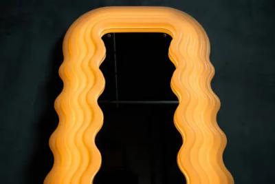 Ettore Sottsass Early Ultrafragola Mirror by Ettore Sottsass for Poltronova Italy 1970s