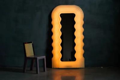 Ettore Sottsass Early Ultrafragola Mirror by Ettore Sottsass for Poltronova Italy 1970s