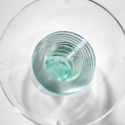 Ettore Sottsass Ettore Sottsass Candle Holder Luce Di Cena in Crysal for RSVP