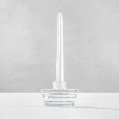 Ettore Sottsass Ettore Sottsass Candle Holder Luce di Sera in Crystal for RSVP