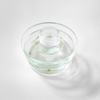 Ettore Sottsass Ettore Sottsass Candle Holder Luce di Sera in Crystal for RSVP