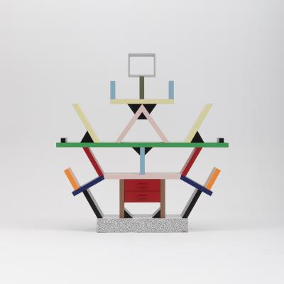 Ettore Sottsass Ettore Sottsass Carlton Room Divider for Memphis Milano 1981 Original Vintage