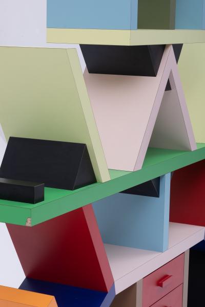 Ettore Sottsass Ettore Sottsass Carlton Room Divider for Memphis Milano 1981 Original Vintage