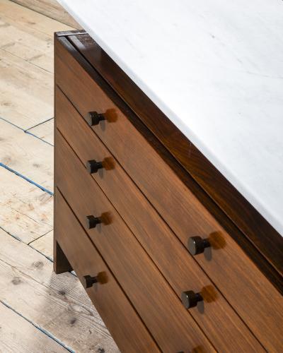 Ettore Sottsass Ettore Sottsass Chest of Drawers mod CS 108 for Poltronova Wood Marble 1964