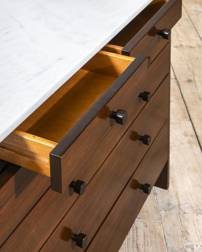 Ettore Sottsass Ettore Sottsass Chest of Drawers mod CS 108 for Poltronova Wood Marble 1964