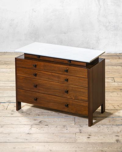Ettore Sottsass Ettore Sottsass Chest of Drawers mod CS 108 for Poltronova Wood Marble 1964