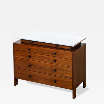 Ettore Sottsass Ettore Sottsass Chest of Drawers mod CS 108 for Poltronova Wood Marble 1964