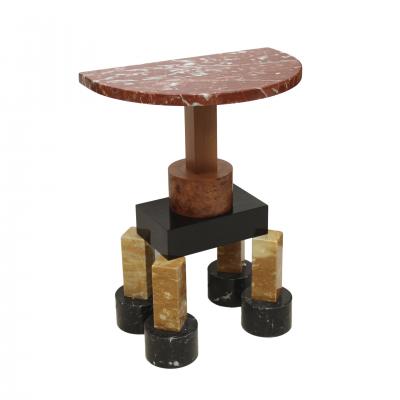 Ettore Sottsass Ettore Sottsass Contemporary Modern Demilune Mod Demistella Italian Console