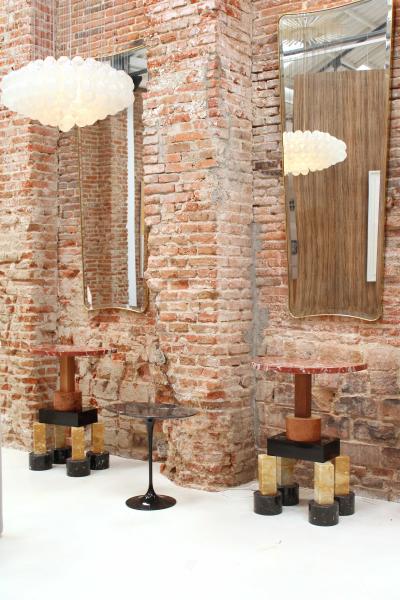 Ettore Sottsass Ettore Sottsass Contemporary Modern Demilune Mod Demistella Italian Console