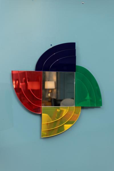 Ettore Sottsass Ettore Sottsass Design Memphis Wall Mirror for Glas Italia 2007