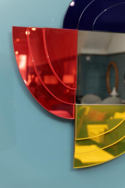 Ettore Sottsass Ettore Sottsass Design Memphis Wall Mirror for Glas Italia 2007