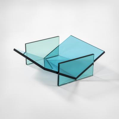 Ettore Sottsass Ettore Sottsass RSVP Centerpiece Mod Celeste in Colored Glass