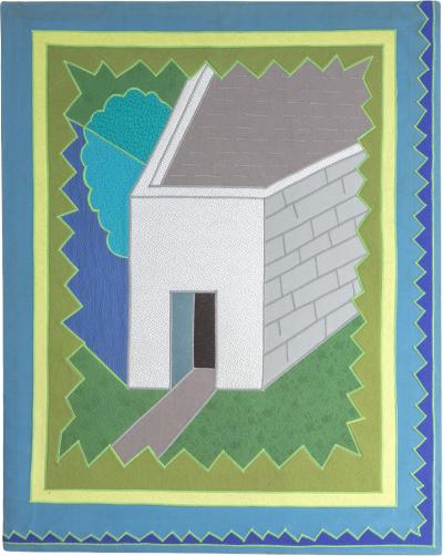 Ettore Sottsass Ettore Sottsass Rare Decorative Panel mod Winter Day