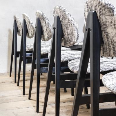 Ettore Sottsass Ettore Sottsass for Poltronova Set of Twelve Chairs mod S12