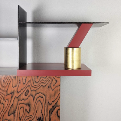 Ettore Sottsass FREEMONT cabinet by Ettore Sottsass for Memphis 1985 First Edition 