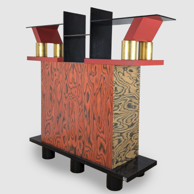 Ettore Sottsass FREEMONT cabinet by Ettore Sottsass for Memphis 1985 First Edition 