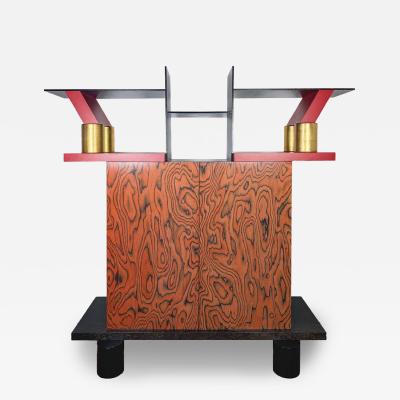 Ettore Sottsass FREEMONT cabinet by Ettore Sottsass for Memphis 1985 First Edition 