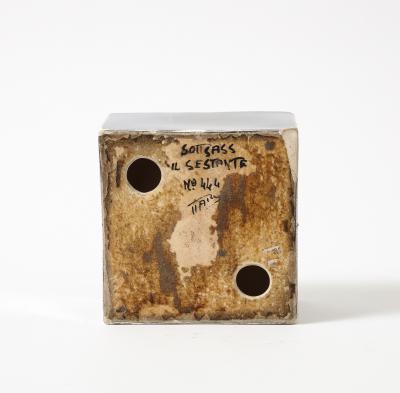 Ettore Sottsass Glazed Ceramic Vide Poche Ashtray MO 444 by Ettore Sottsass Italy 1963