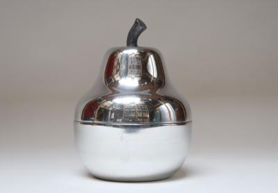 Ettore Sottsass Italian Modernist Polished Aluminum Pear Ice Bucket
