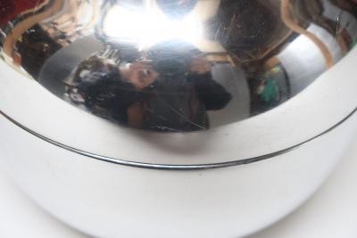 Ettore Sottsass Italian Modernist Polished Aluminum Pear Ice Bucket