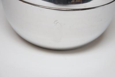 Ettore Sottsass Italian Modernist Polished Aluminum Pear Ice Bucket