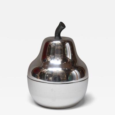 Ettore Sottsass Italian Modernist Polished Aluminum Pear Ice Bucket