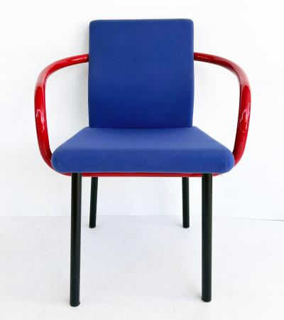 Ettore Sottsass Knoll Ettore Sottsass Mandarin Post modern Dining Chairs Set of 6