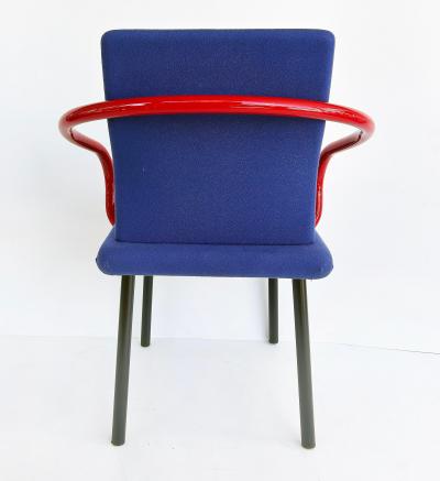Ettore Sottsass Knoll Ettore Sottsass Mandarin Post modern Dining Chairs Set of 6