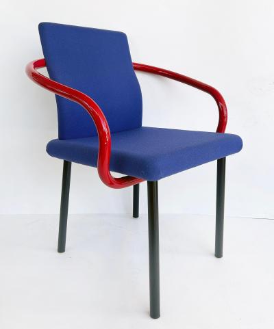 Ettore Sottsass Knoll Ettore Sottsass Mandarin Post modern Dining Chairs Set of 6