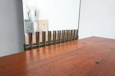 Ettore Sottsass Mid Century Modern Mirror by Ettore Sottsass for Santambrogio De Berti