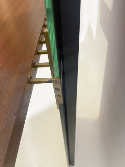 Ettore Sottsass Mid Century Modern Mirror by Ettore Sottsass for Santambrogio e De Berti 1950s