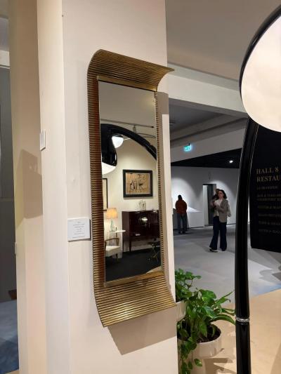 Ettore Sottsass Mirror by Ettore Sottsass for Santambrogio e De Berti 1950s